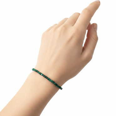 Pulsera Malaquita Facetada | Transformación, Protección y Poder Interior Pulseras de MineralesTienda esotérica Málaga - Tata Magic: tienda Esotérica en Málaga
