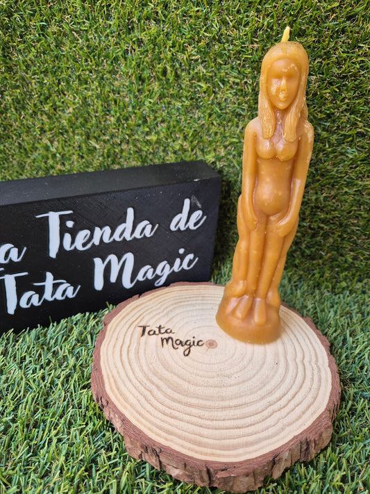 Vela de Miel Mujer - Ritual de Abundancia, Amor y Dulzura