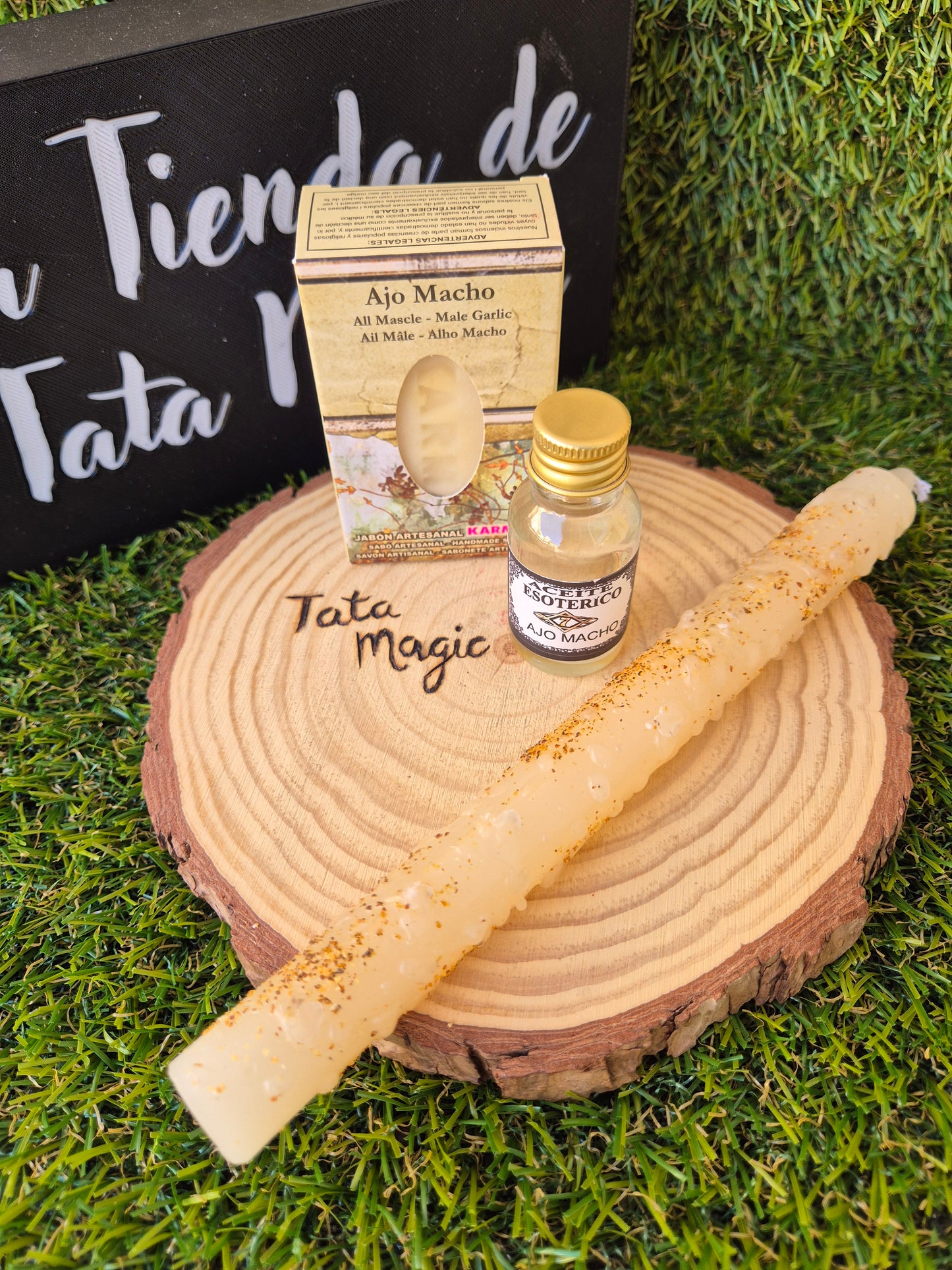 Pack Ajo Macho - Protección, Poder y Cierre de Caminos Negativos