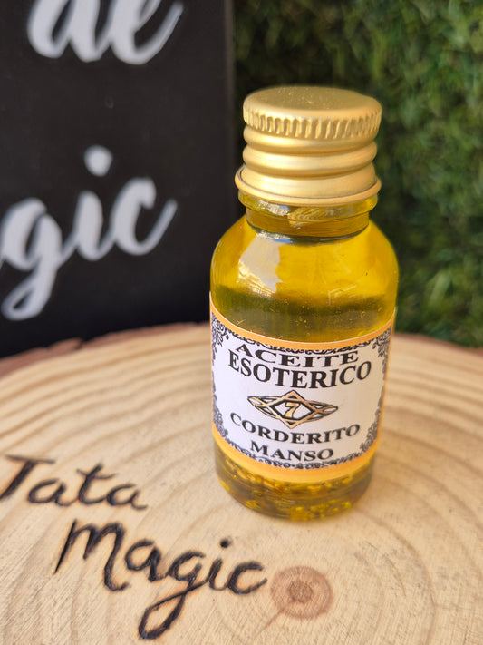 Aceite corderito manso ritualizado