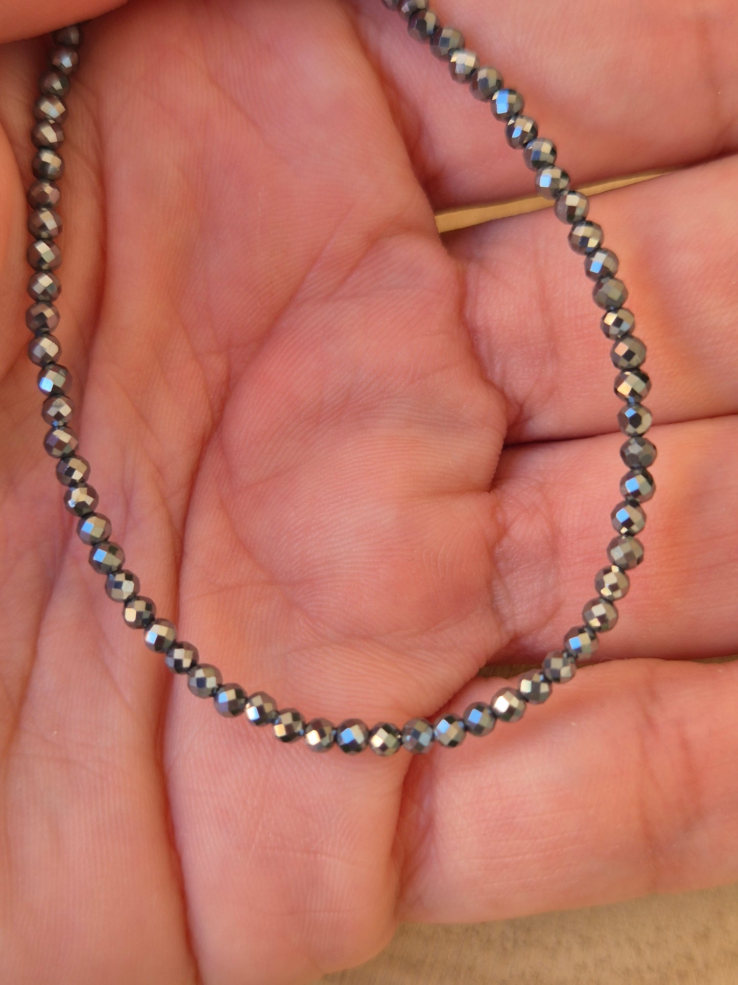 Collar de Terahercio Facetado 2 mm - Protección Electromagnética