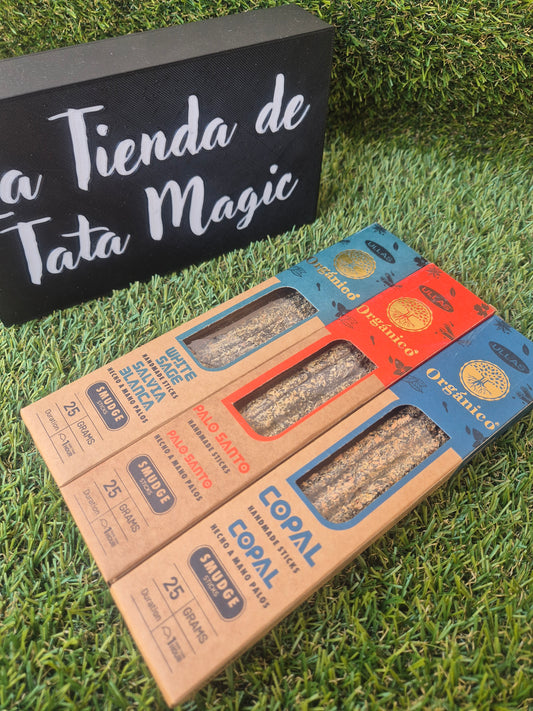 Pack Inciensos Ullas Limpieza/ Palo Santo + Copal + Salvia Blanca