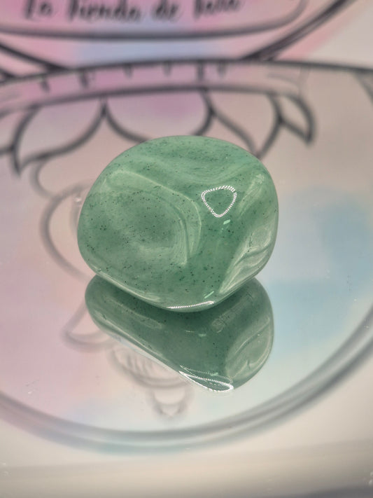 Mineral Aventurina Verde Rodada mediana