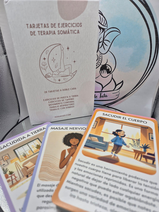 Oráculo Tarjetas de Ejercicios de Terapia Somática