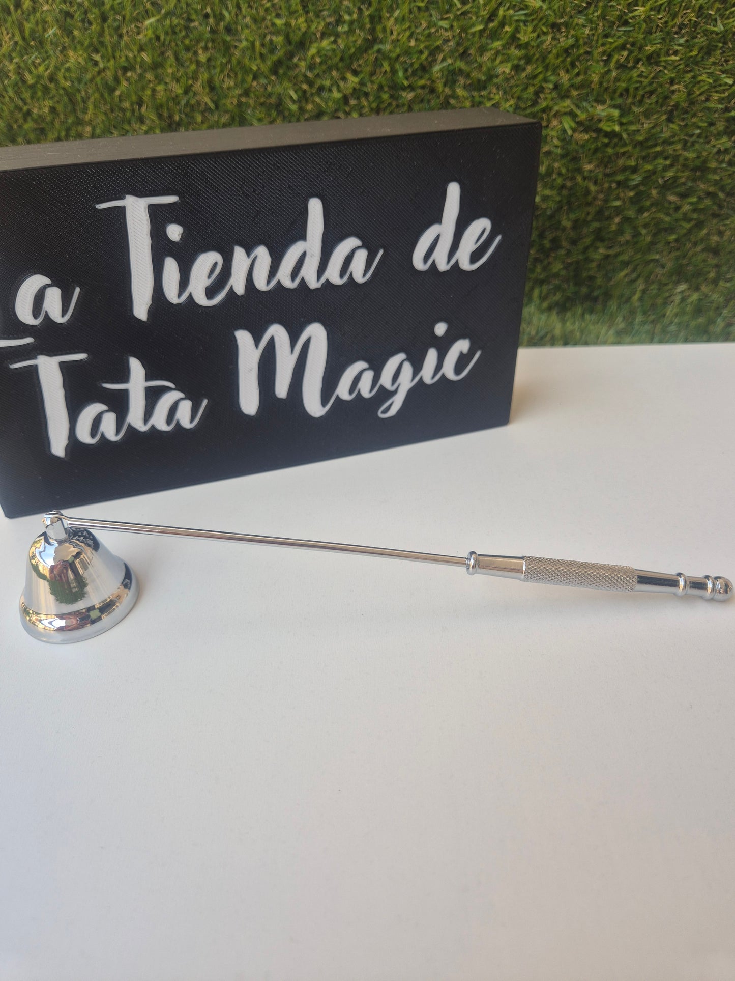 Apaga velas metálico Flexible Metálico-Negro, Plata, Cobre y Oro