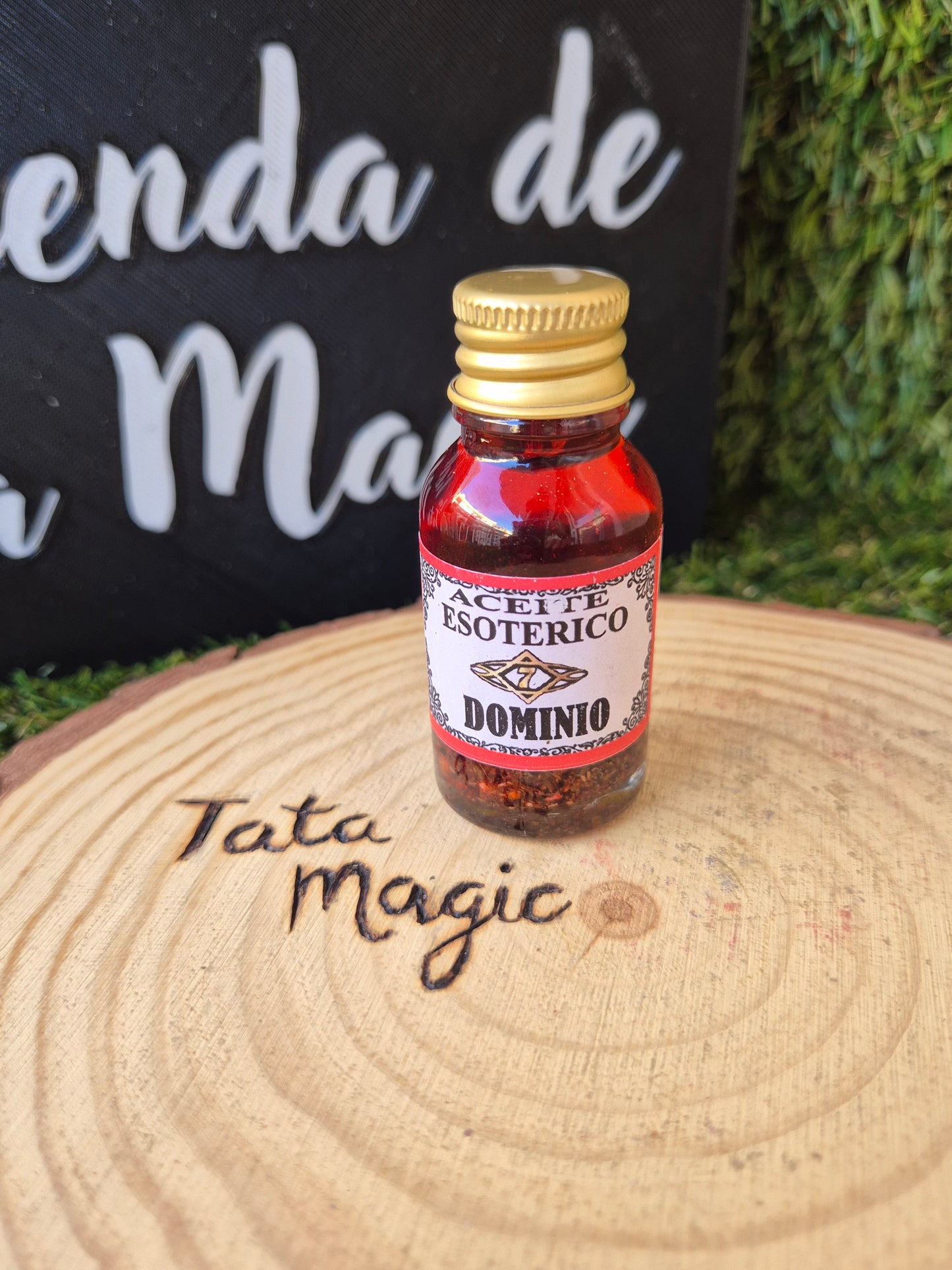 Aceite Esotérico Dominio Ritualizado de 7 Llaves - Poder Personal, Fuerza y Protección