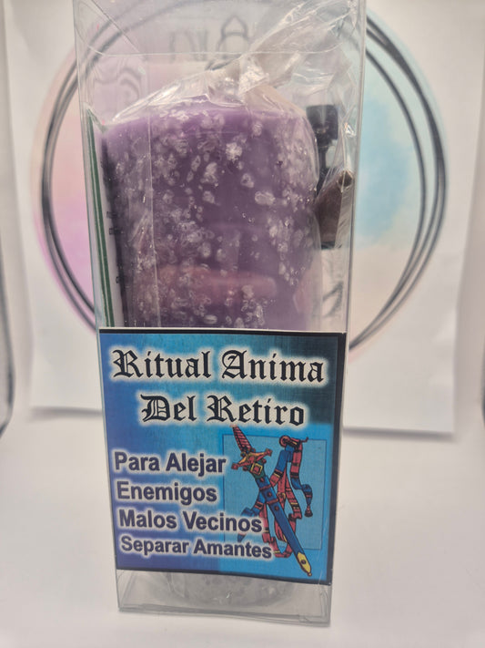 Velón Ritual Ánima del Retiro