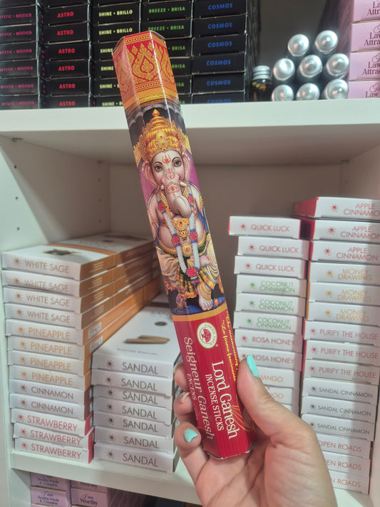 Incienso Hexagonal Ganesha-Abre caminos y éxito espritual