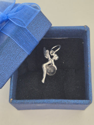 Colgante Hada Cuarzo Rosa (Sin Cadena)