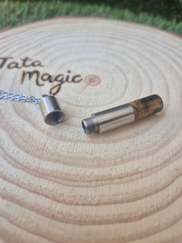 Colgante de Manifestación con Ojo de Tigre y Mensaje de la Kabbalah- Abundancia y Protección Unisex