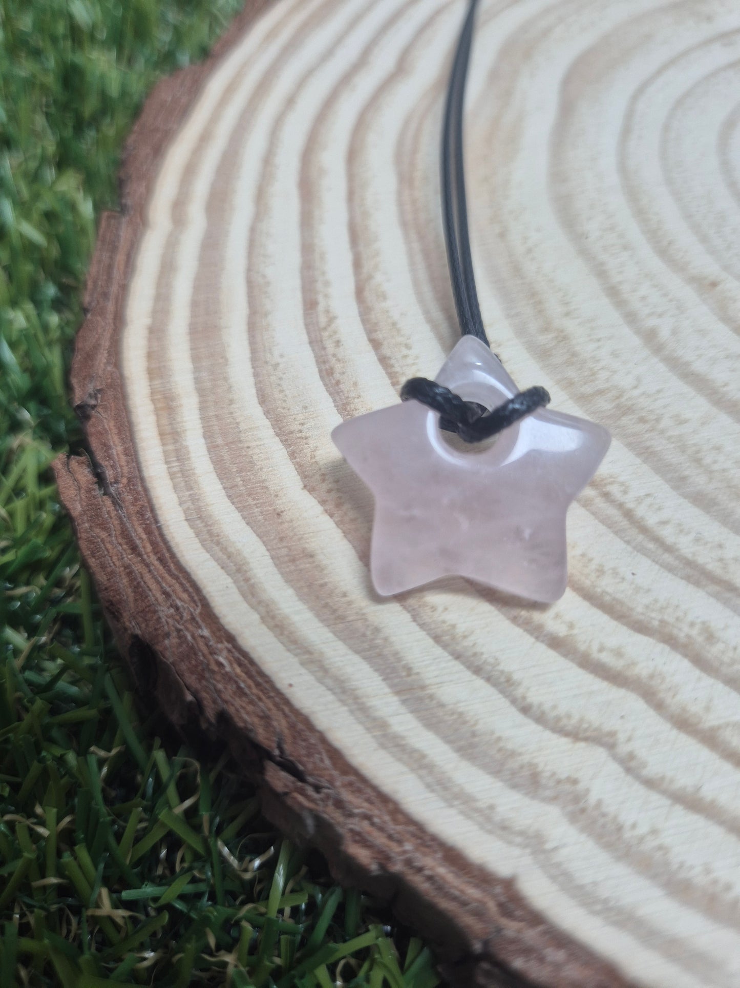 Amuleto Colgante Mineral en forma de Estrella para Manifestar-Deseos, intención y magia personal