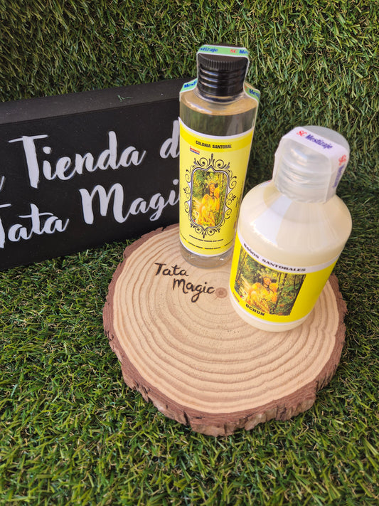 Pack Colonia + Baño Santoral de Ochún - Santería Cubana para Amor, Belleza y Prosperidad