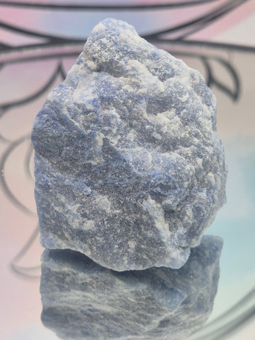 Mineral Cuarzo Azul Bruto