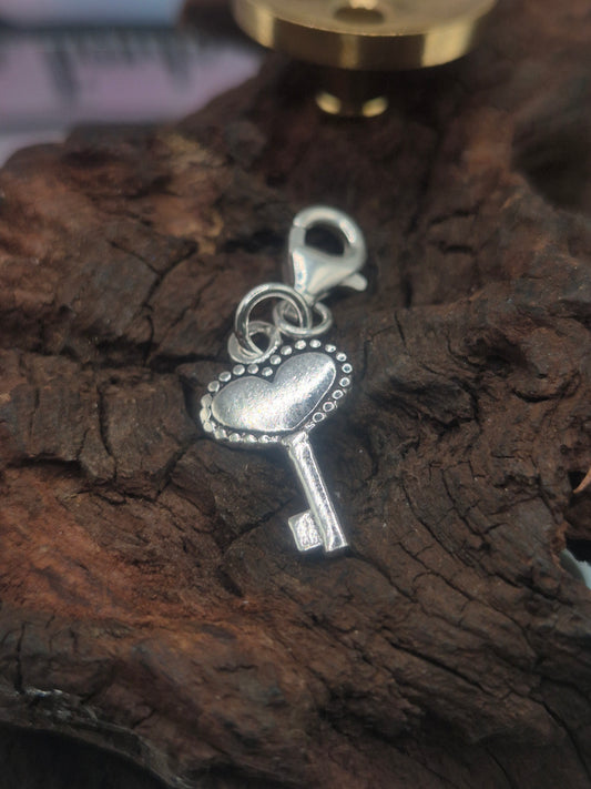 Enganche para Pulsera Plata 925 Consagrado Llave Abre Caminos