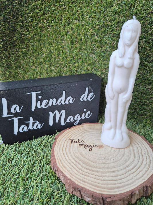 Vela Blanca Mujer - Purificación, Paz y Protección Espiritual
