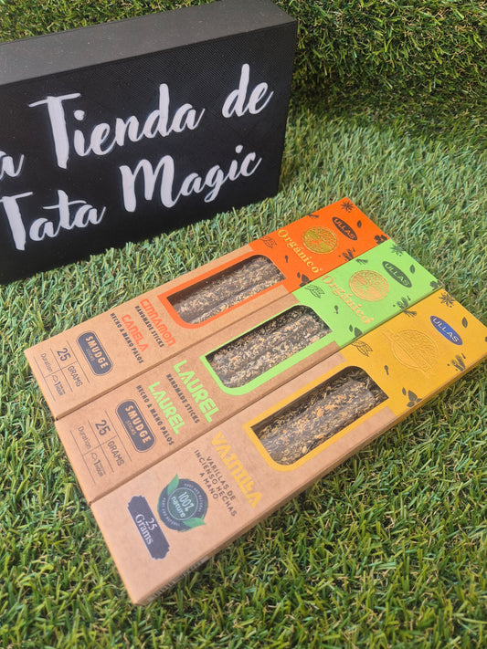 Pack Inciensos Ullas Economía / Canela + Laurel + Vainilla