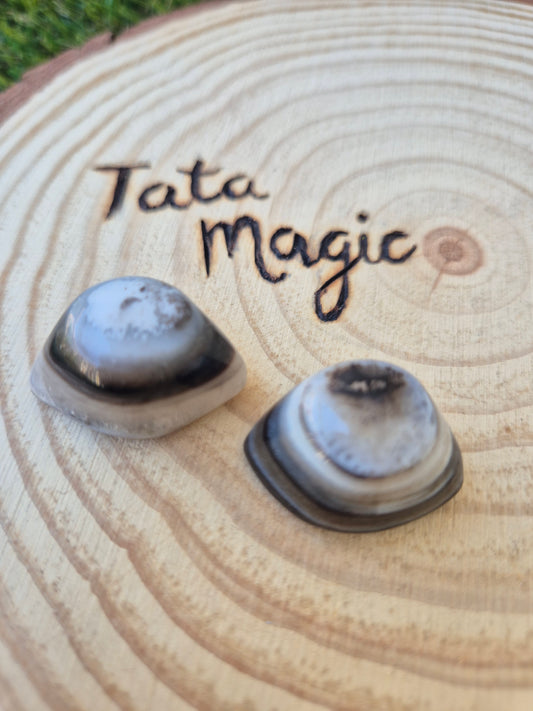 Ojos de Shiva (Ágata) Ritualizadas - Amuleto de Protección y Visión Interior