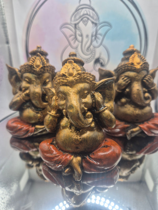 Ganesha Ver, Oir y Callar Naranja