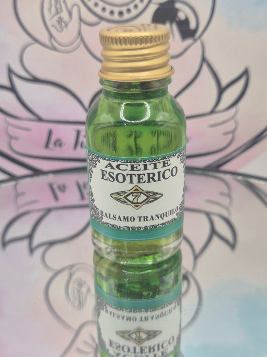 Aceite bálsamo tranquilo ritualizado