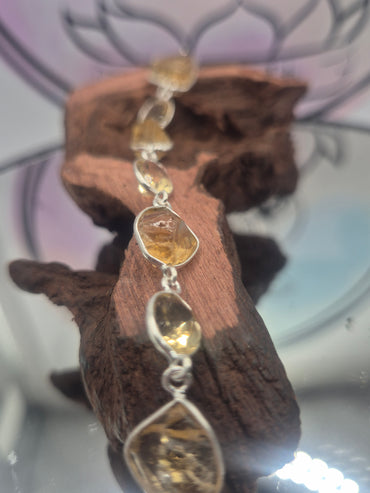 Pulsera Plata 925 Citrino