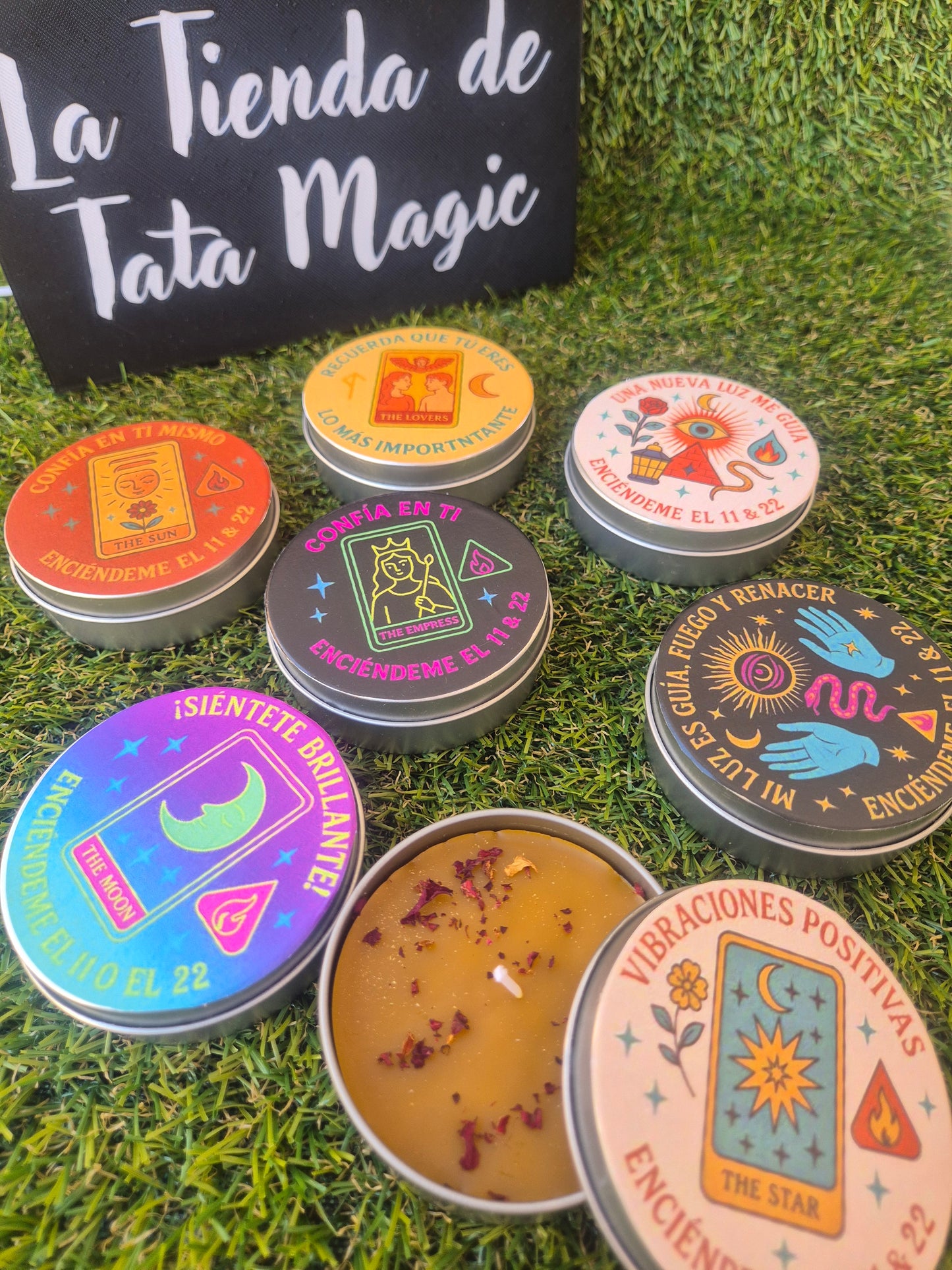 Velas de Miel Artesanas - Con Mensaje (Aleatorio)
