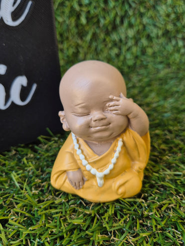 Monjes Ver, Oír y Callar en Colores Pastel - Set Decorativo Zen y Armonía