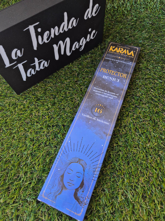 Incienso Extra Largo Protector Benjuí de Karma - Limpieza y Protección Energética