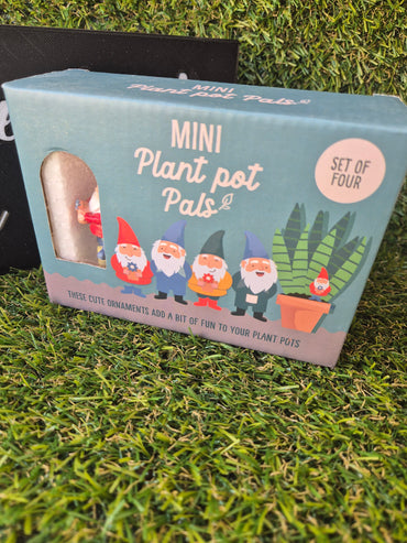 Adorno de Maceta Set de Gnomos -Decoración de Jardín Mágica y Protectora del Hogar