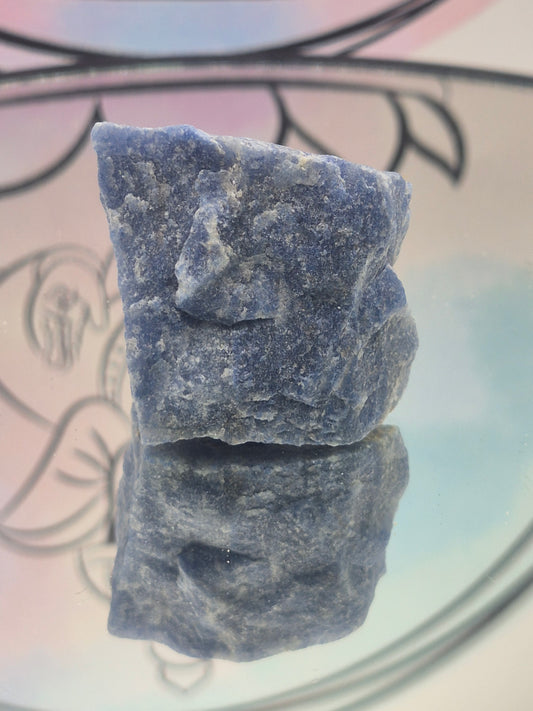 Mineral Cuarzo Azul Bruto