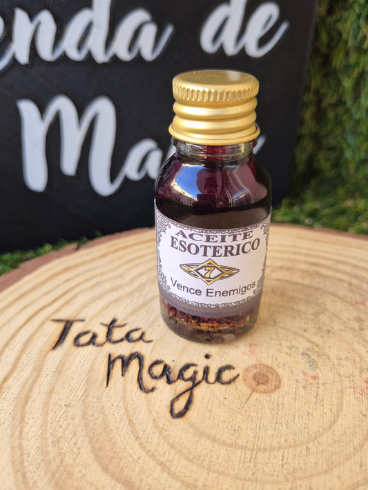 Aceite Esotérico Vence Enemigos Ritualizado de 7 Llaves - Protección, Corte y Defensa Espiritual