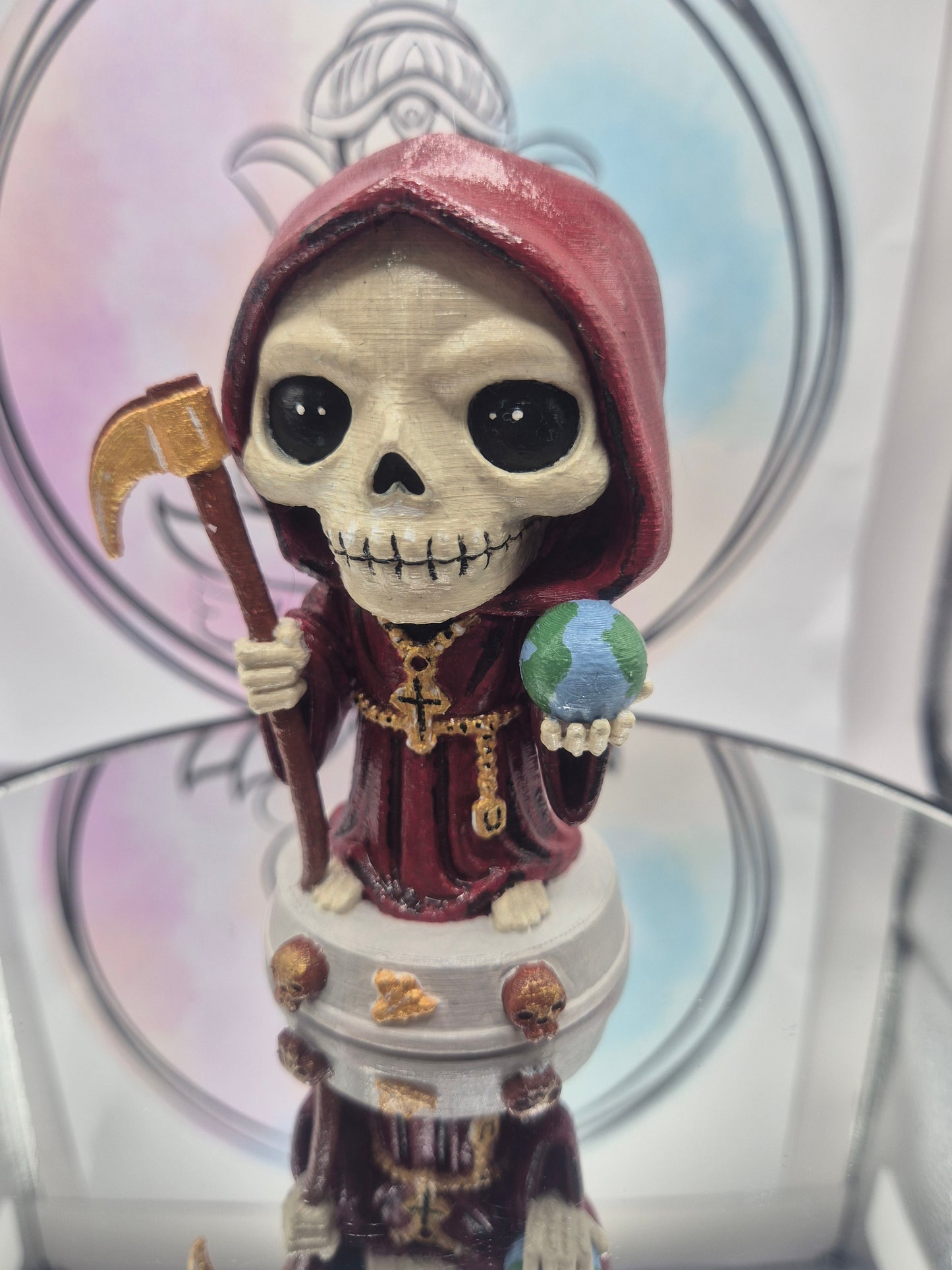 Santa Muerte Pequeña Personalizada ( Por Encargo )