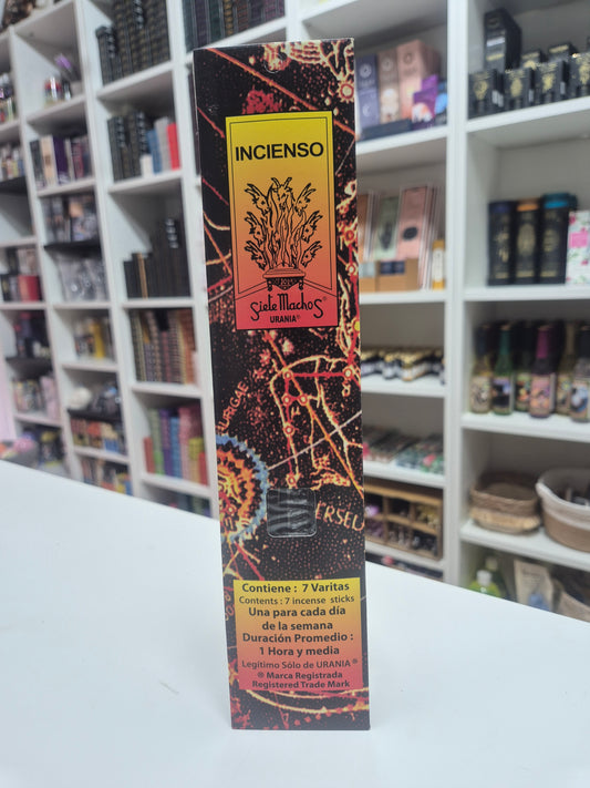 Incienso Varillas 7 Machos Urania