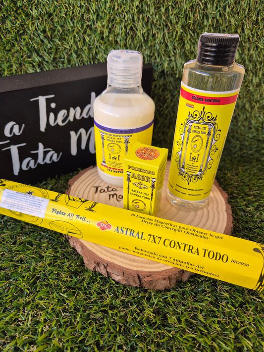 Pack Astral 7x7 Contra Todo Completo - Protección Total y Limpieza Espiritual Profunda