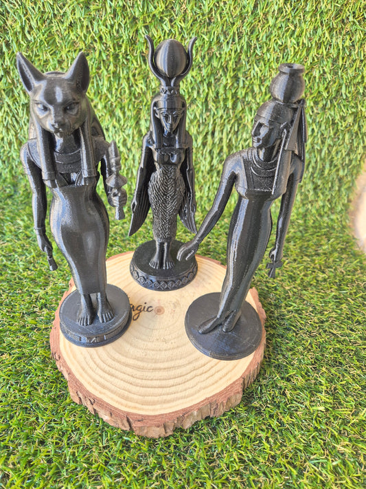 Figuras Isis + Basted + Hathor