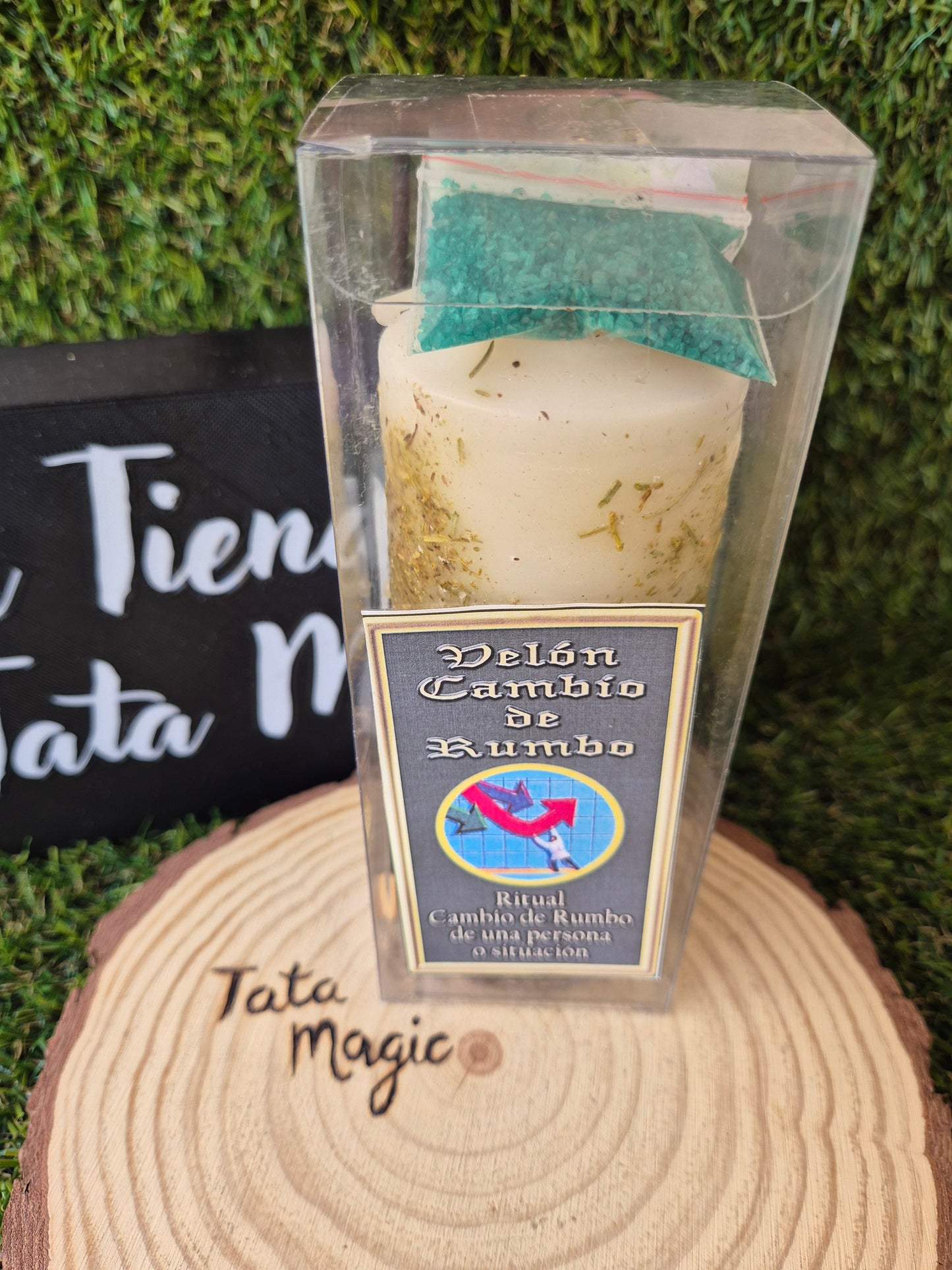 Velón Cambio de Rumbo de 7 Llaves - Ritual Cambio de Rumbo de una Persona o Situación