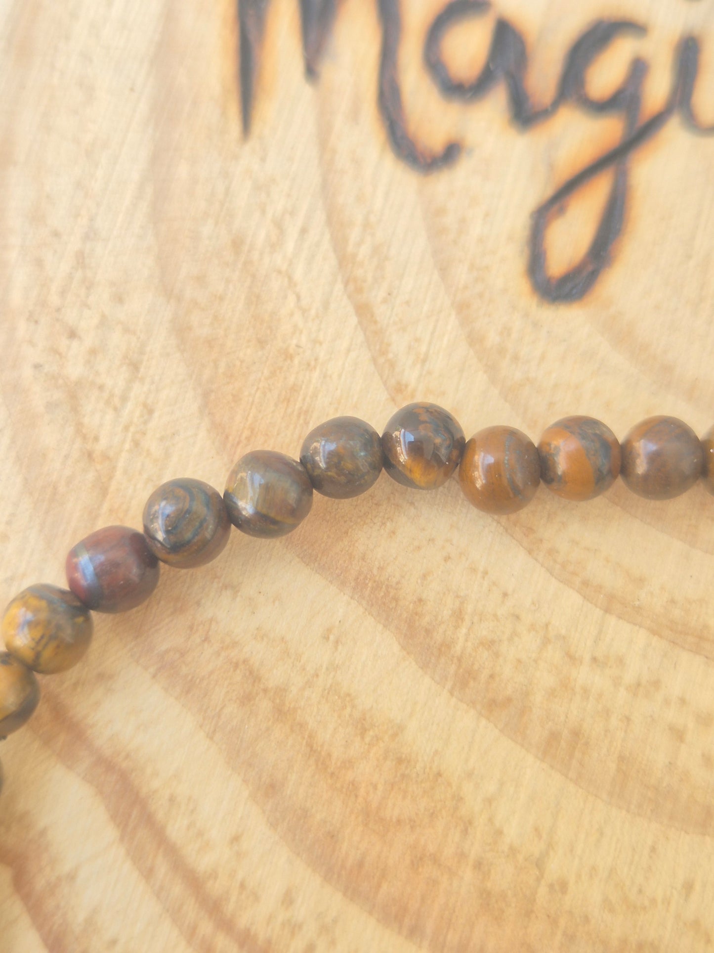 Pulsera Ojo de Tigre 4mm - Protección, Energía y Confianza