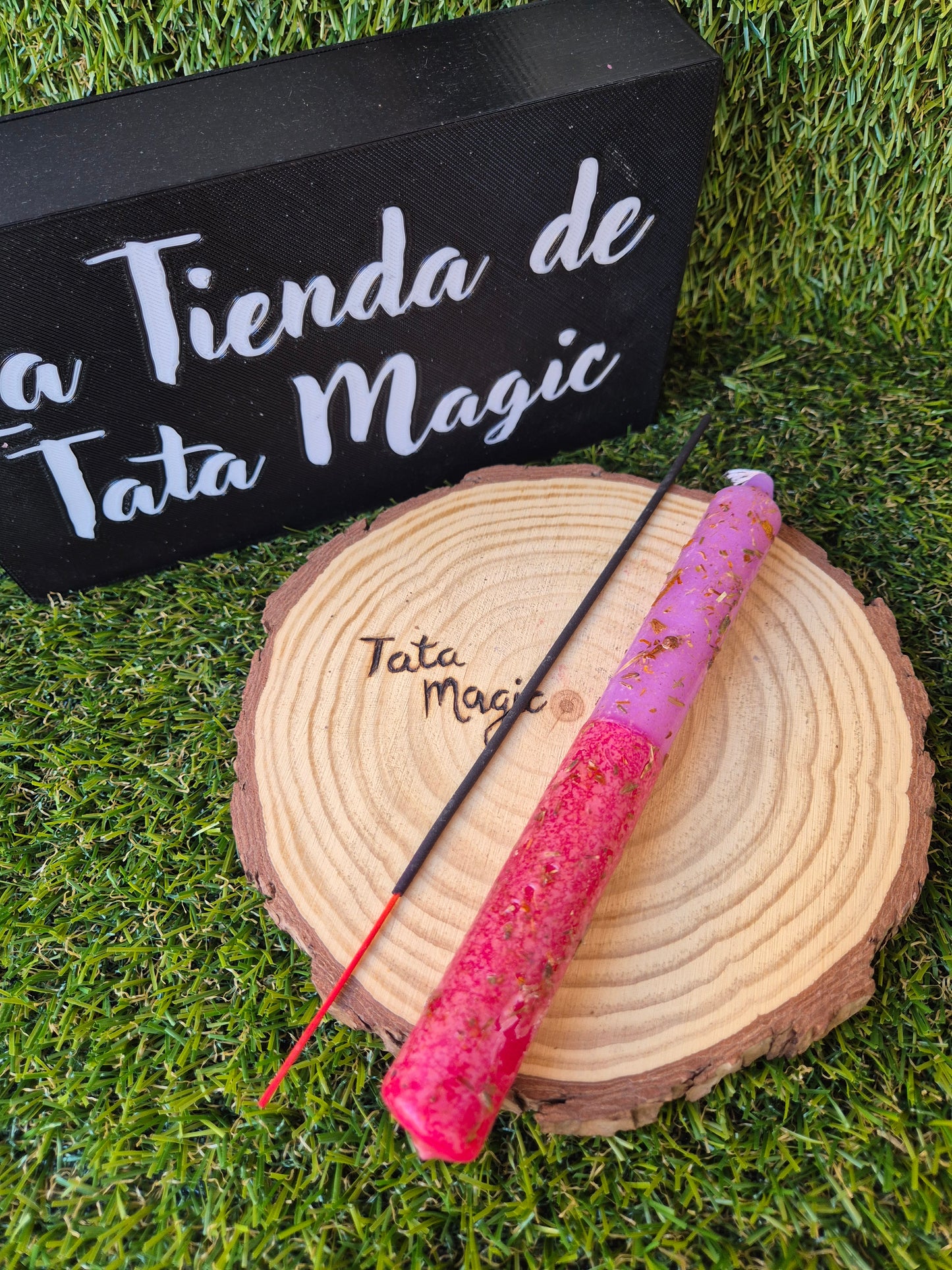 Vela Herborea Hechizo de 7 Llaves - Apertura de Caminos