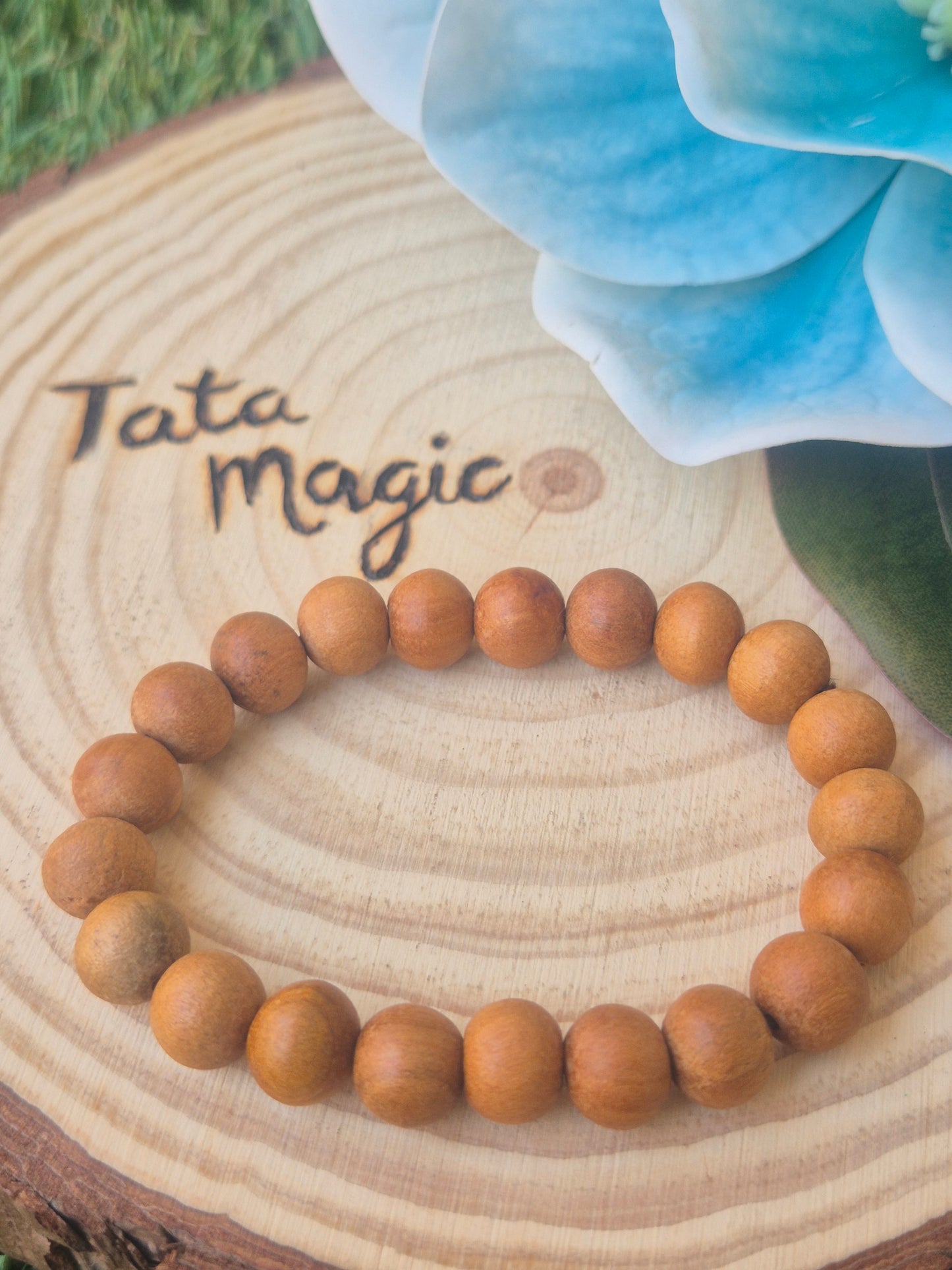 Pulsera de Cedro 8mm-Protección y Energía Sagrada