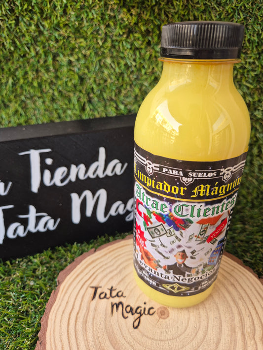 Friegasuelos Atrae Clientes - Limpiador Mágnum para Levantar Negocios y Activar la Prosperidad de 7 Llaves