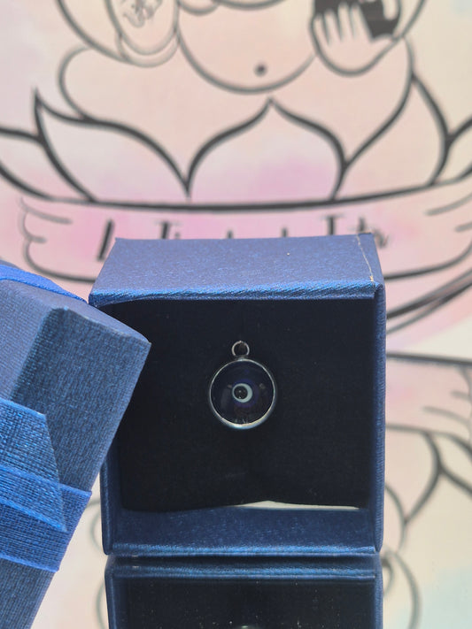 Colgante Ojo Turco Azul Oscuro (Sin Cadena)