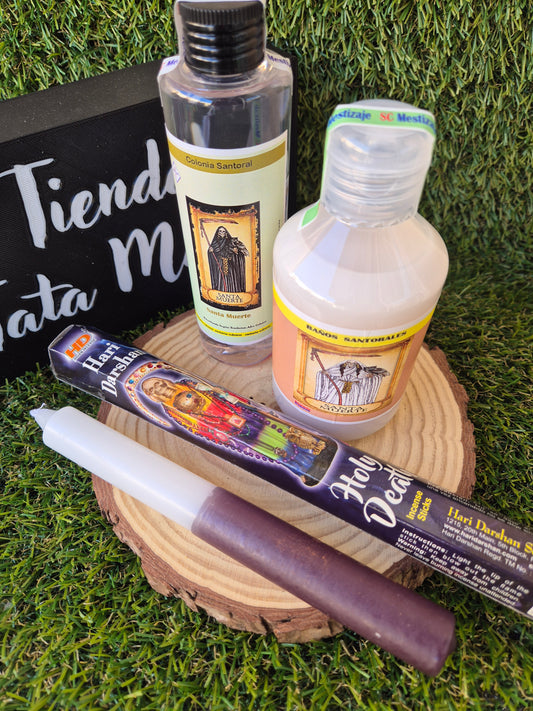 Pack Santa Muerte Completo - Protección, Justicia y Cumplimiento de Peticiones