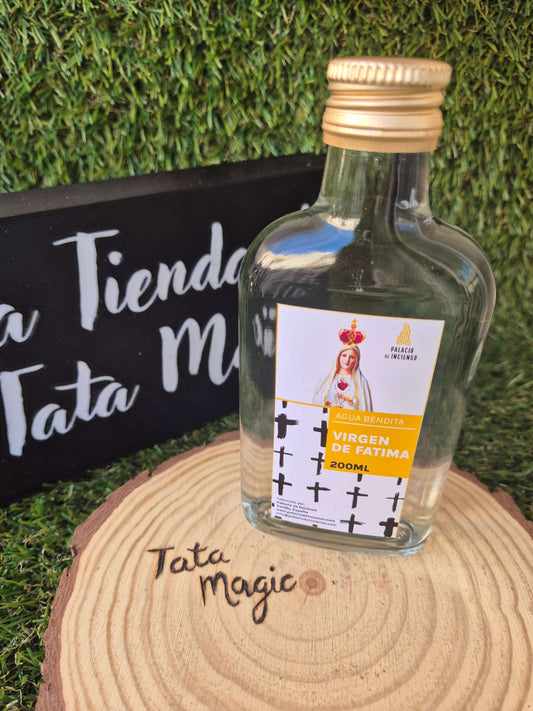 Agua Bendita Especial Virgen de Fátima 200ml Palacio del Incienso - Protección Espiritual y Limpieza Energética