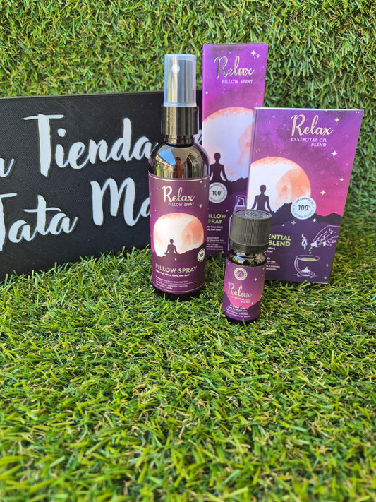 Pack Relax Spray y Aceite - Aromaterapia para Calma y Bienestar