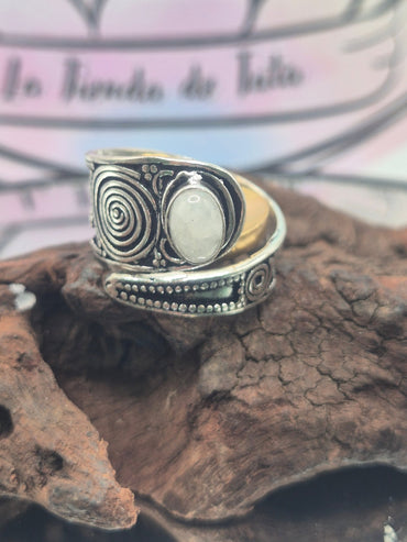 Anillo Mineral Ajustable AnillosaceroTienda esotérica Málaga - La Tienda de Tata Magic: tienda Esotérica en Málaga