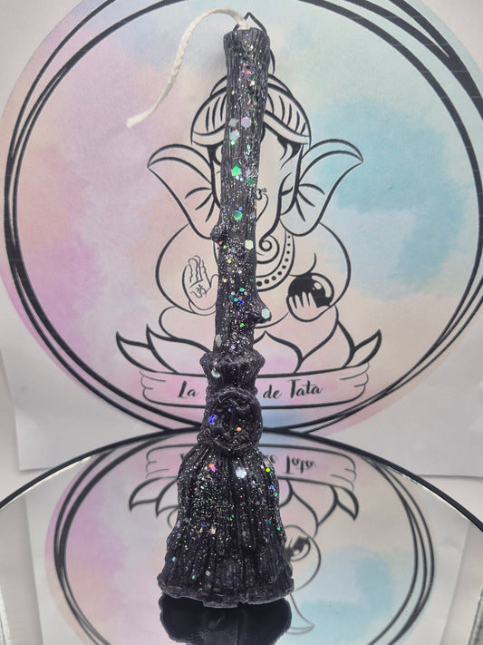 Vela Escoba Barre Energía Romero Ritualizada