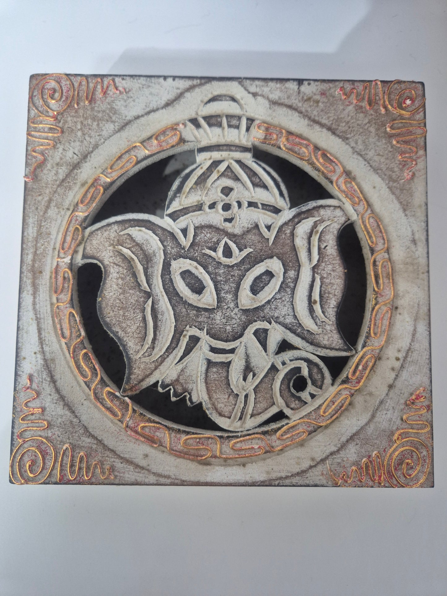 Caja Ganesha Madera