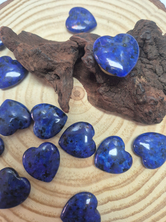 Corazón Sanador Lapislázuli-Sabiduría, voz del alma y protección (unidad)