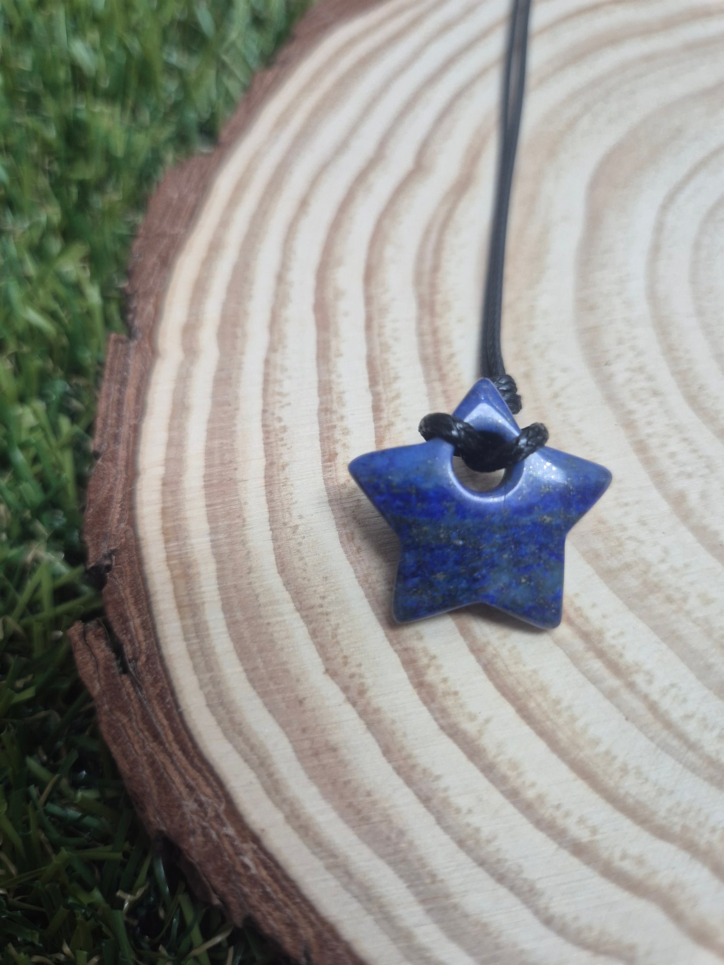 Amuleto Colgante Mineral en forma de Estrella para Manifestar-Deseos, intención y magia personal
