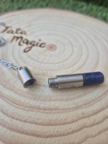 Colgante de Manifestación con Lapislázuli y Mensaje de la Kabbalah - Claridad e Intuición Unisex Tienda esotérica Málaga - La Tienda de Tata Magic: tienda Esotérica en Málaga