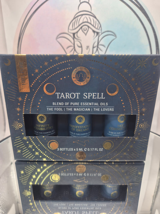 Aceites esenciales puros TAROT SPELL ( pack de 3) 5 ml